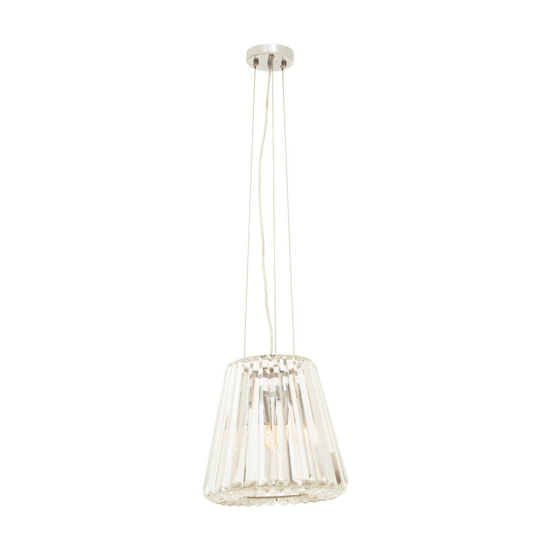 Amaud 3 - Light Silver Bell Pendant