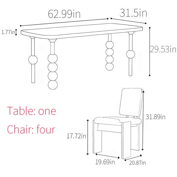 Dimensions du produit
