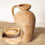 Vase en céramique avec poignée, vase décoratif de ferme-1900060147
