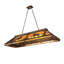 Luminaire suspendu linéaire 9 lumières pour table de billard