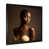 Impression noire sur toile encadrée sélectionné