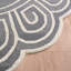 Tapis géométrique en laine / coton touffeté à la main Novelty Portleven-515976588
