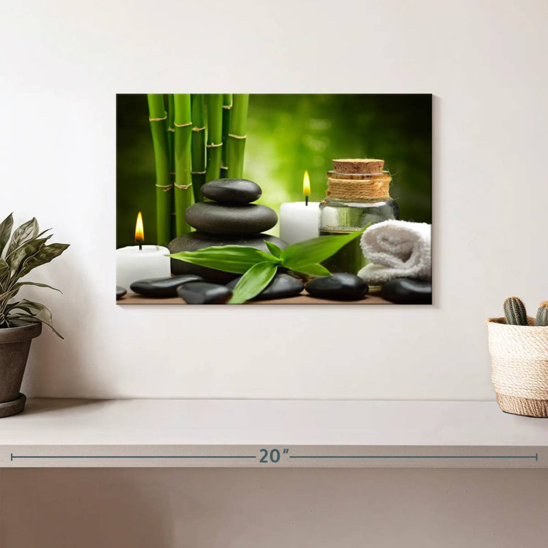 Kerrick Relaxing Bamboo Spa, 8" H x 12" W