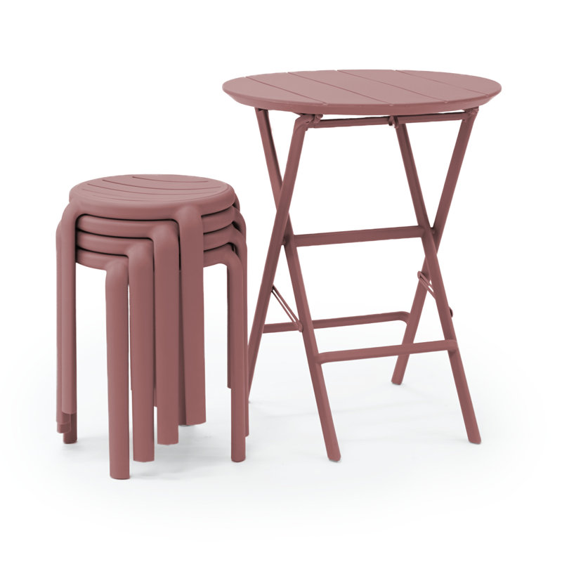 Ensemble de bistro Centreville pour 4 personnes, Rouge