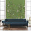  Murale peler et coller Green Blossom