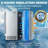 CIM Coolski 15" 80Lbs/24H Stainless Steel Under Counter Built-In Freestanding Ice Maker Machine