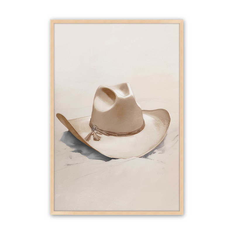 Imprimé Sandy Cowboy Essentials II, H 15 po x l 12 po, Érable brut