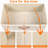 60L Large Under Bed Storage with Wheels Pack of 2, Underbed Shoe Container Bin with Clear Lid Cover