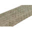 Vintage Turkish Runner Rug, Green And Beige With Geometric Patterns – Rug & Kilim