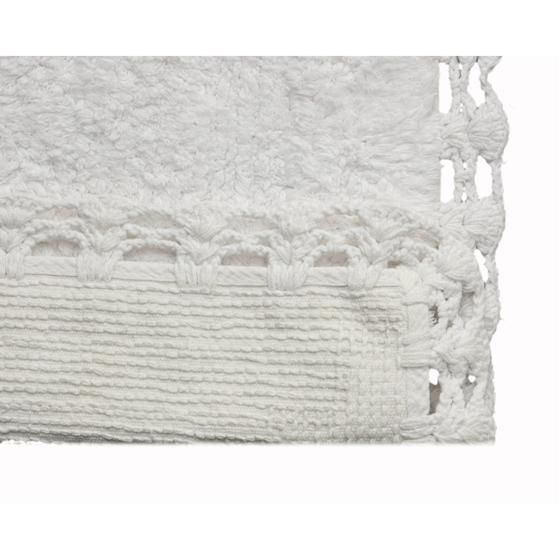 Ensemble de tapis de bain Rosellen, Blanc