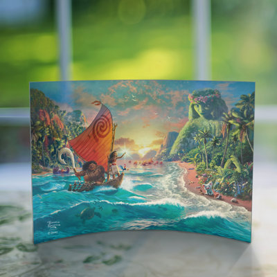 Imprimé acrylique incurvé Disney (Moana)