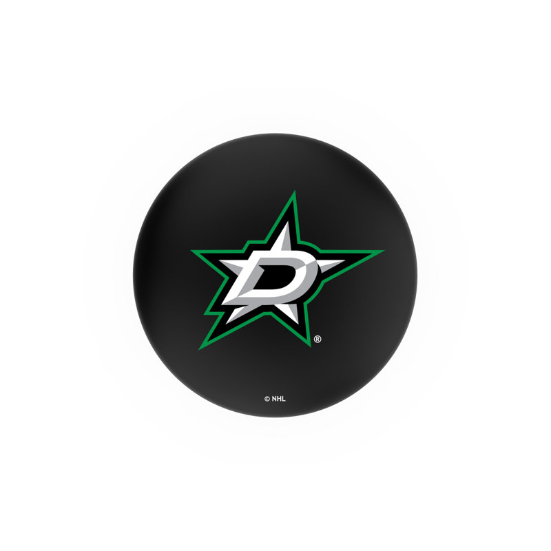 NHL 30" Swivel Bar Stool with Cushion, Dallas Stars, Ride noire, Ride noire