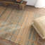 Zoya Striped Area Rug in Brown/Blue-51109105