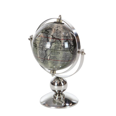 Stainless Steel Metal Educational/Geographic Earth Globe