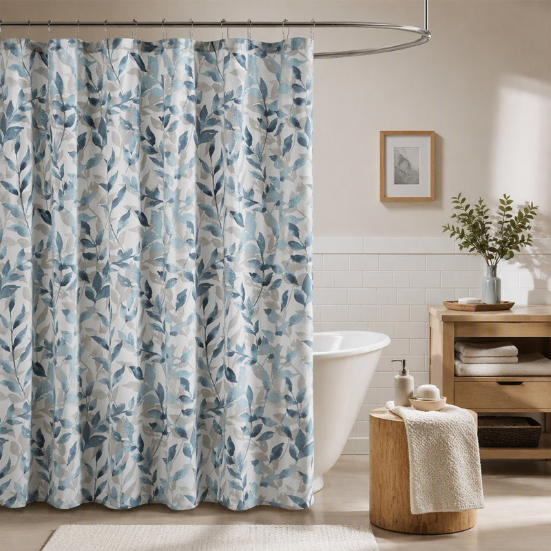 Botanical Printed Shower Curtain