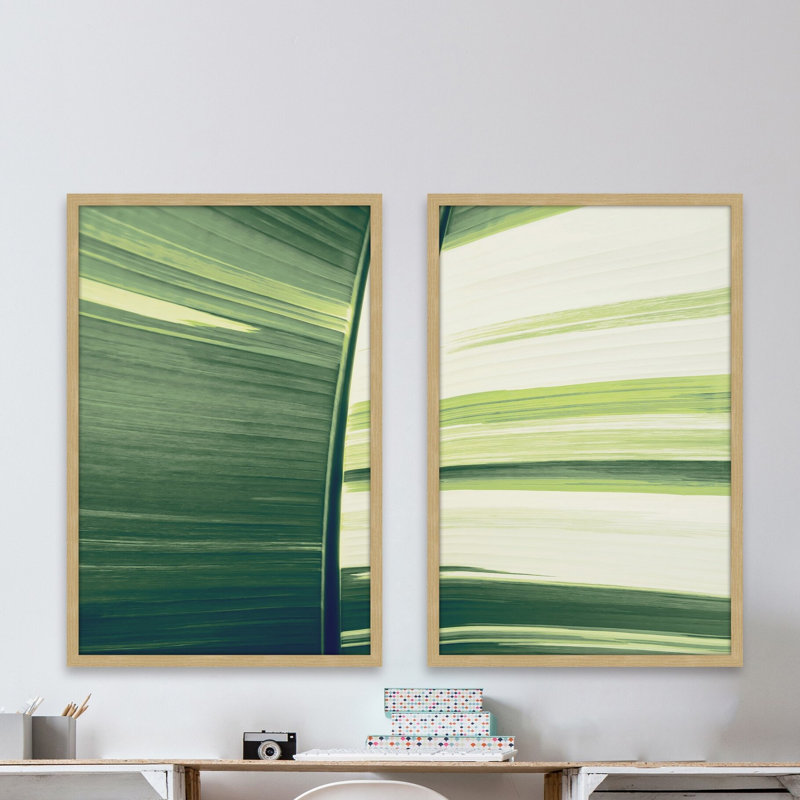 « santa monica diptych »-cadre photo, impression sur papier, H 30 po x l 20 po x L 1,5 po, Encadré naturel