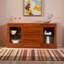 Buffet en bois massif sur pied