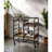 Vorrik Black & Walnut Finish Serving Cart-618900740