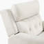 Fauteuil inclinable électrique moderne et contemporain en microfibre polie de 98 po avec appuis-tête électriques, ports USB et porte-gobelets Hemington.-1208525500