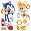 Décalcomanie murale Sonic The Hedgehog Sonic and Tails