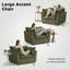 Fauteuil d'appoint avec repose-pieds 44,49 po-1164779248