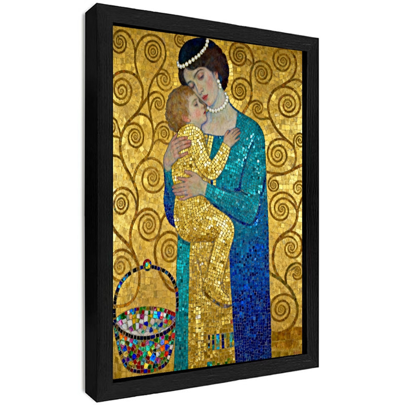 Symbole autrichien rétro noir - Élégance d'art mural, impressions de style rétro, H 25 po x l 17 po