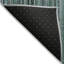 Tapis intérieur / extérieur bleu sarcelle lavable Velatrix - LOOMlan-443763900
