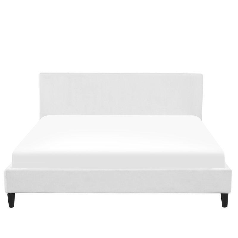 Gustavo Upholstered Bed, Kingsize (5'), White