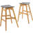 Kreitzer Upholstered Counter Stool with Solid Wood Frame-487077561-508899217