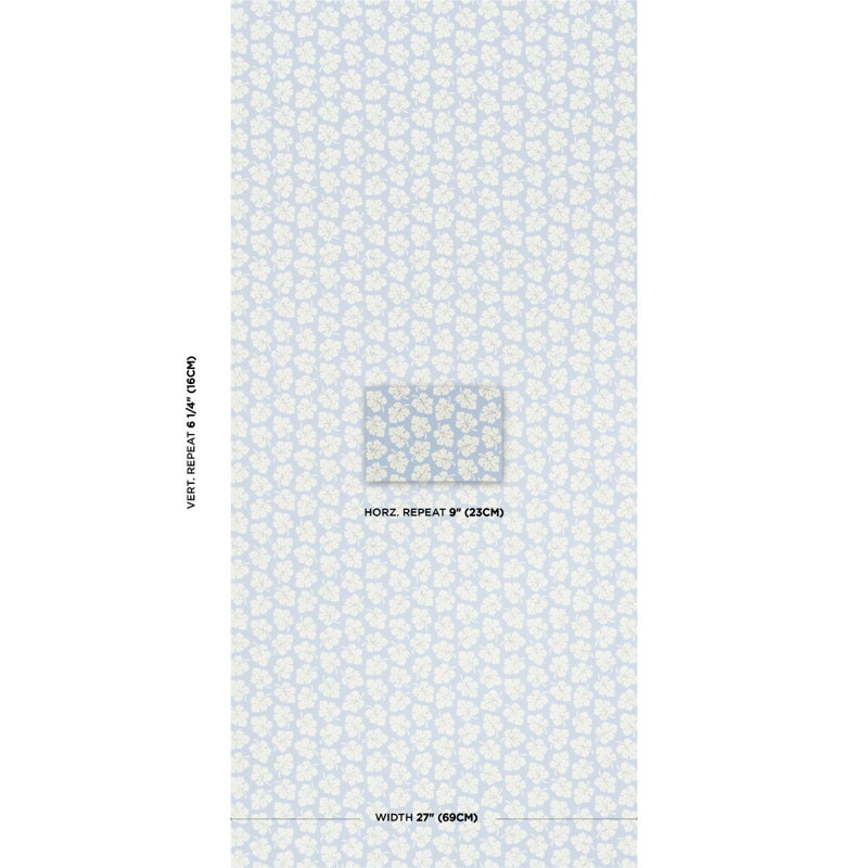 Schumacher X Rita Konig Olive Wallpaper, Sky