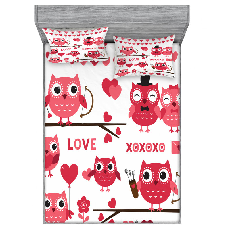 Microfiber Sheet Set, Queen Sheet Set with Fitted Sheet