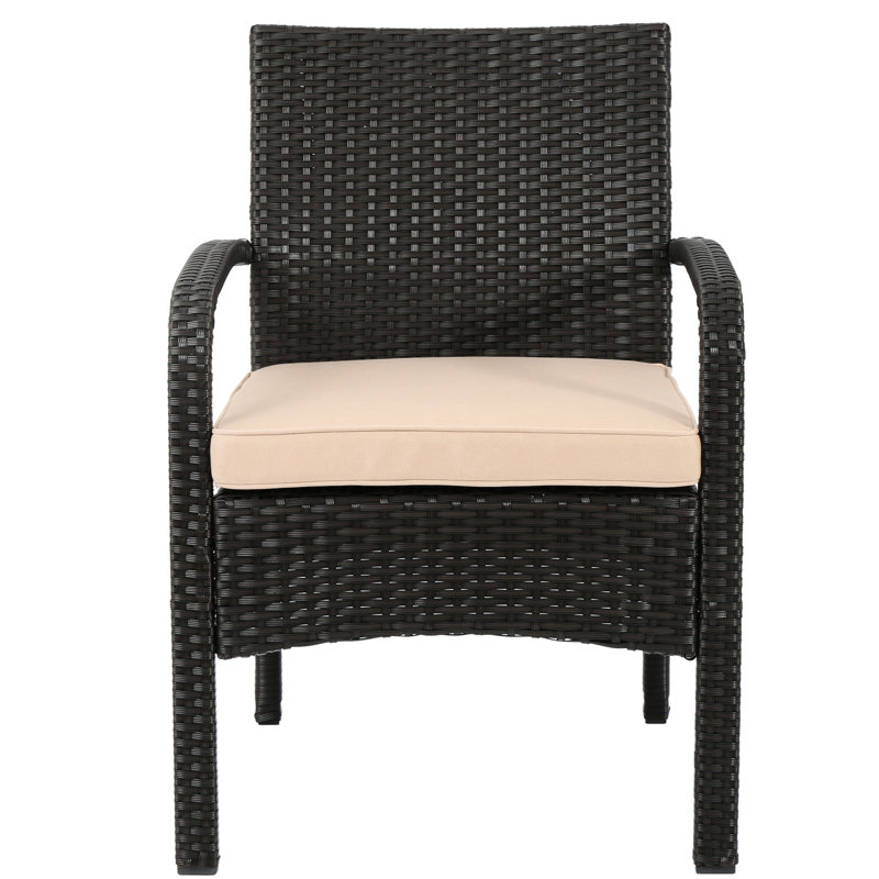 Modern Patio Furniture: Kd Chair In Brown Tan With Cushion Tropical Chair: Waterproof Material +