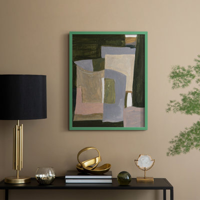 Green Forest I Framed Print - Solid Wood