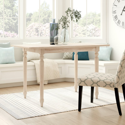 Ginna Extendable Solid Wood Dining Table