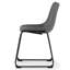 Chaise d'appoint rembourrée à dossier solide-262492987