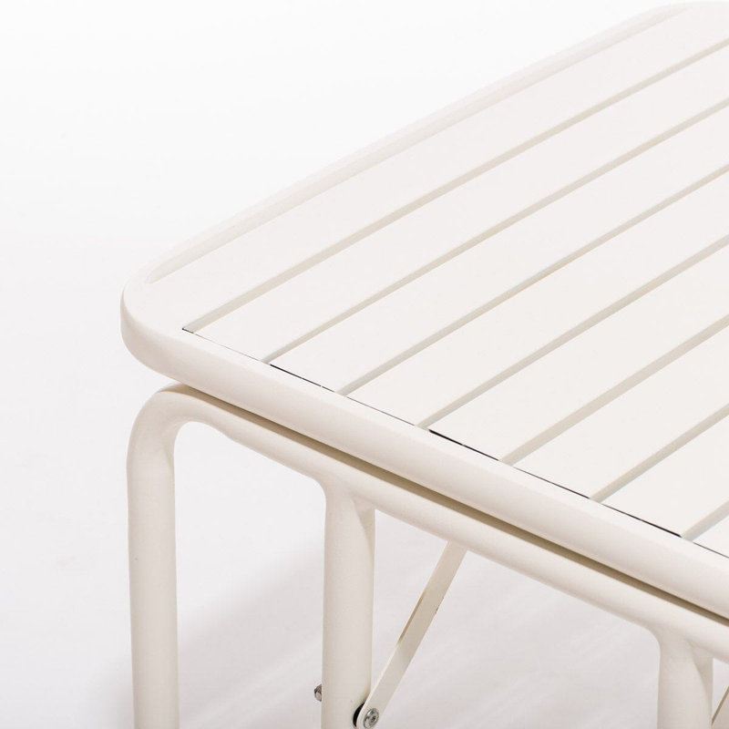 Sunliner Side Table, Antique White
