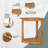 Alandis 17.9'' W Shower Bench-1772996913