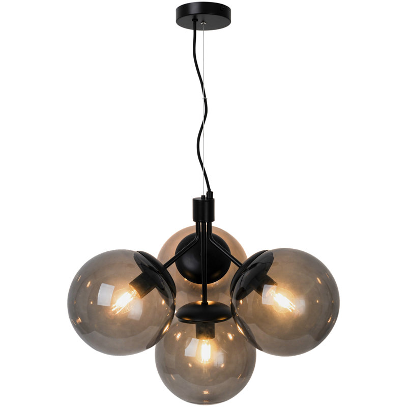 Ivona 4 - Light Sphere Pendant, Black
