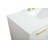 Broadlands 42 " W Freestanding Standard 1 Single Vanity Bathroom Vanity With Engineered Marble Top-55784076