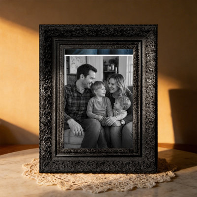 5" x 7" Black 1PC Home Accent Picture Frame for Holiday Gifting