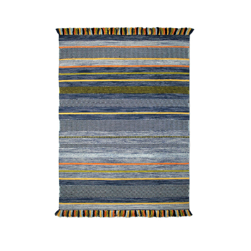 Chiodo Striped Hand Woven Area Rug, Rectangular 130 x 190cm