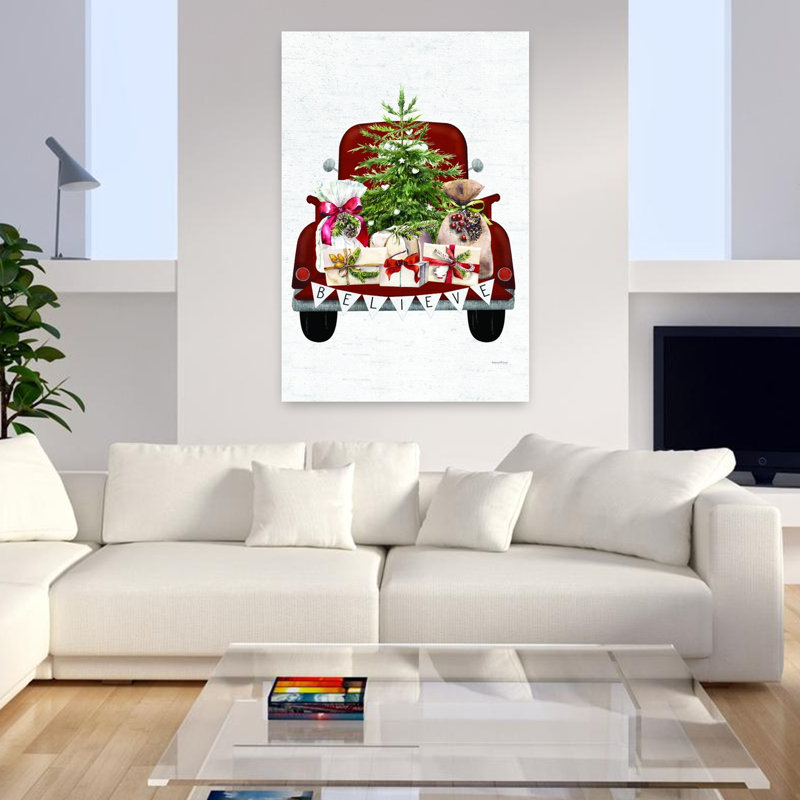 Art contemporain arbre de Noël contemporain, H 48 po x l 32 po