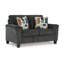 Causeuse Erin, 2 coussins décoratifs, polyester 61 pouces-109265535