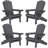 Outdoor HDPE Foldable Adirondack Chair Set-1965919390