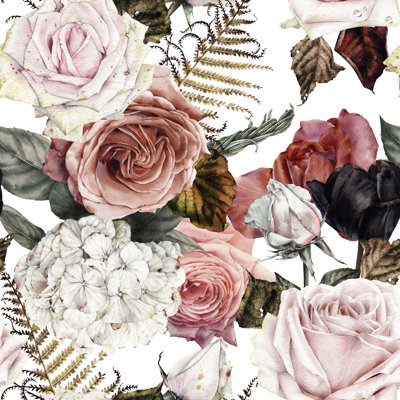 Rauch Peel & Stick Floral Roll