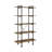 Eligha 6-Shelf Bookcase in Rustic Oak and Black-111786976