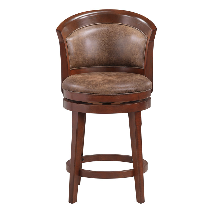 24" Swivel Stool - Antique Cherry