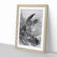 Eagle Attacking Fish by Kawanabe Kyosai - Picture Frame Painting Print-55547284-55547285