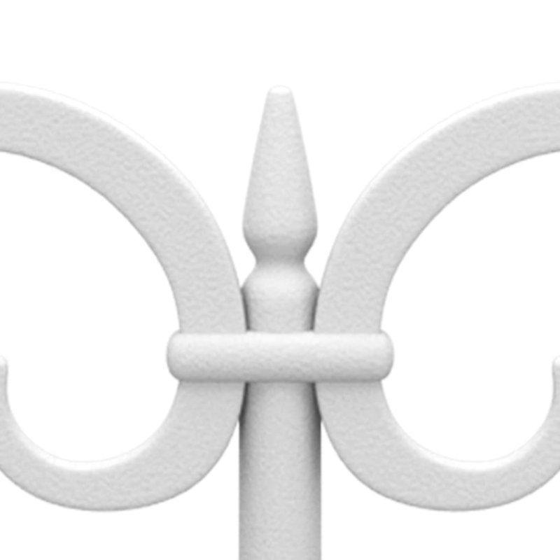 Arron 27.5cm H x 59cm W Edging, White