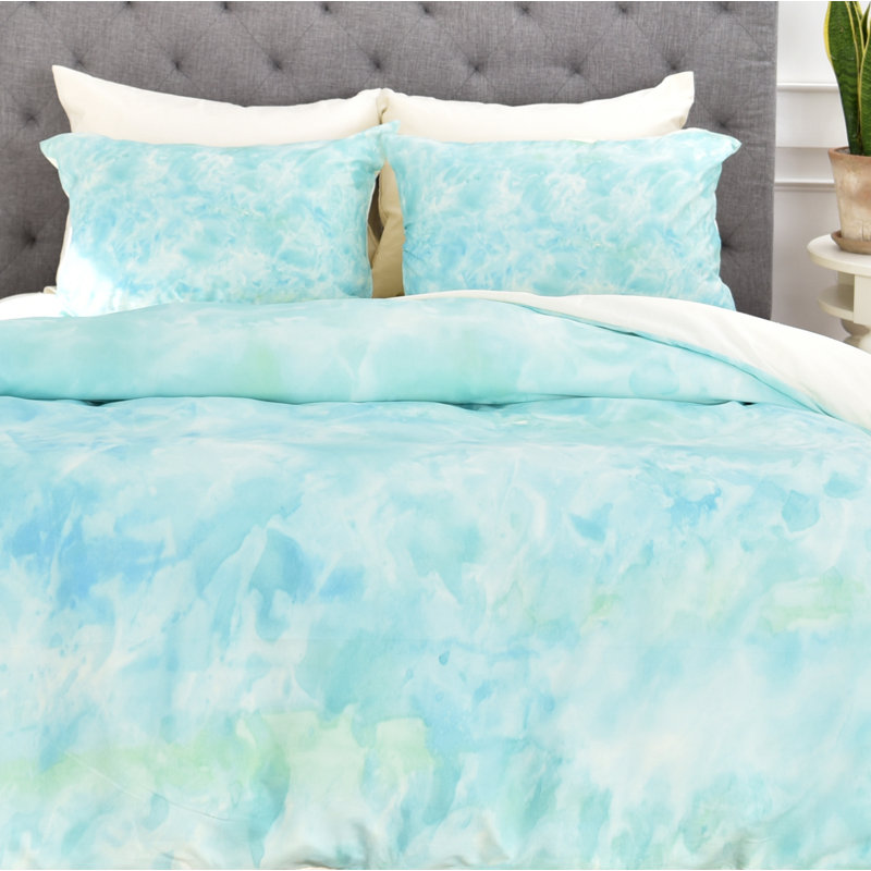 Housse de couette mer scintillante, Housse de couette pour lit simple